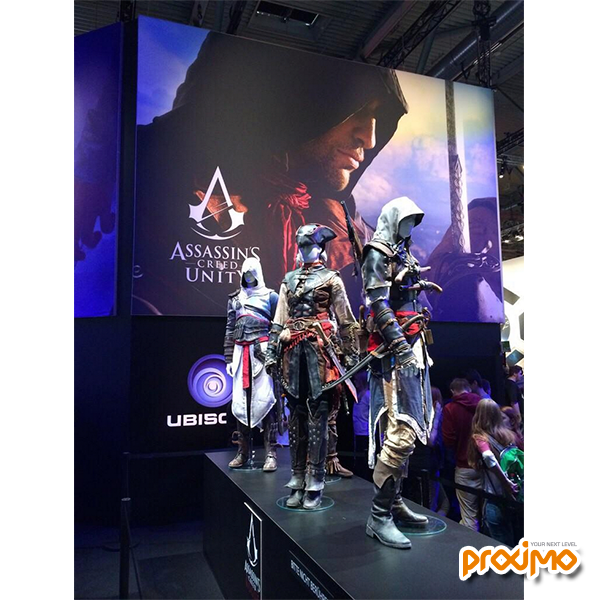 Proximogames's tweet photo. Direto da Gamescom - Assassins -Essa vai pra você que gosta de fazer seus trajes de cosplay =D http://t.co/nEDMziPeAo