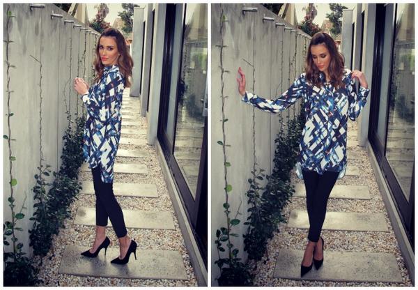 The gorgeous <a href="/becjuddloves/">Rebecca Judd</a> in #Runwaytorack we just love this new collection! #fashion #blogger #targetaustralia