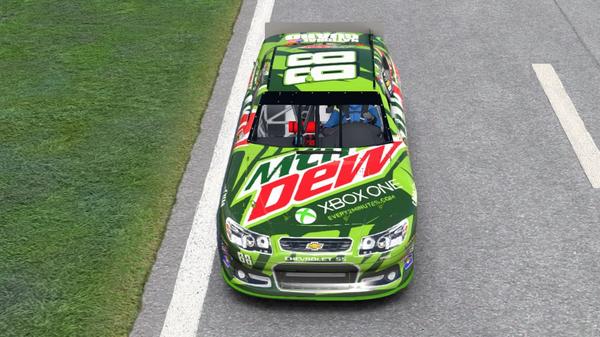 probowl43's tweet photo. NTG:IL Classic @DaleJr Mtn Dew Xbox One Chevrolet SS #throwbackthursday #NascarTheGameInsideLine http://t.co/1wnDafWKFC