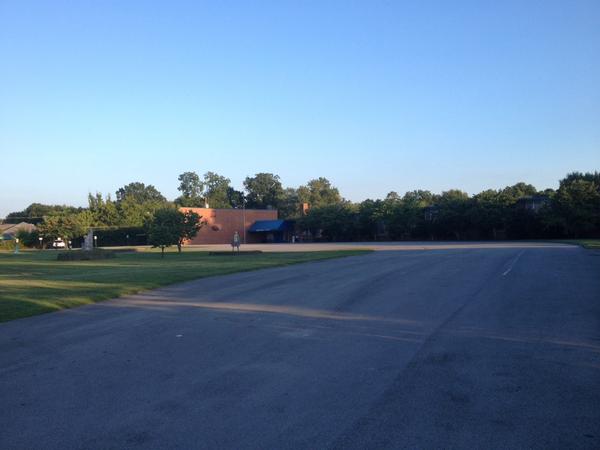 Gregbagby's tweet photo. A shot of @BargerAcademy as I look back while walking home from a great open house. #BAFArocks http://t.co/afG0Y6uB2G