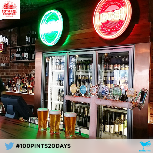 #Perth win 1 of 100 NBC-brand pint glasses with complimentary brew. To enter RT &amp; follow <a href="/nbcbeerland/">Northbridge Brewing Company by Beerland</a> #100pints20days