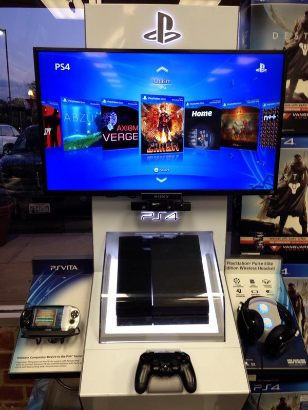 The Chasm trailer on PS4 kiosk in GameStop.pic.twitter.com/QIyDpXFewO. 