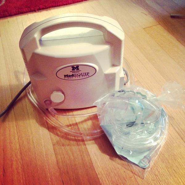 MakeHealthUM's tweet photo. RT @joyclee "Oh and don't forget the nebulizer too-workshop w/ @jfgm - the secret life of DIY http://t.co/QZAIJA8Q78" http://t.co/Yx4ZxNAXGc