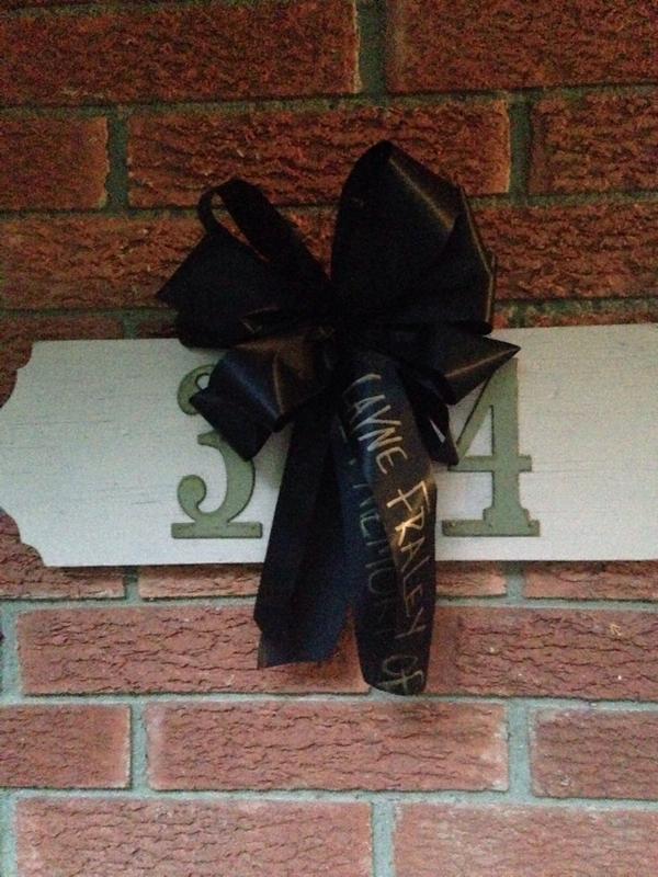 SarahSizemore04's tweet photo. In memory of you, bub. #Always88 http://t.co/lPRScNKlc8