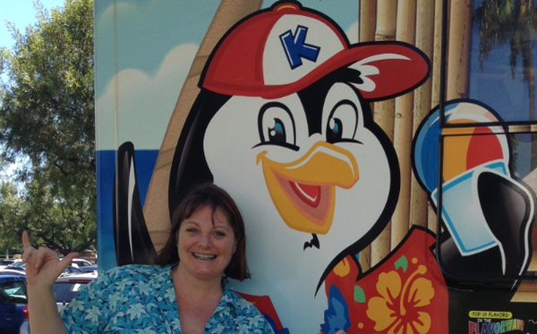 #lifeatsage - The Kona Ice truck visited our Irvine office today. Mahalo!