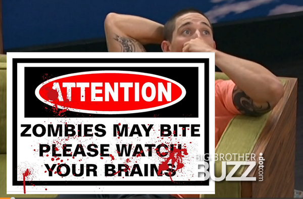 BigBrotherBuzz's tweet photo. Zombie Warning! #BBZombies #BB16 #LIVESHOW http://t.co/grUrAHK6jF