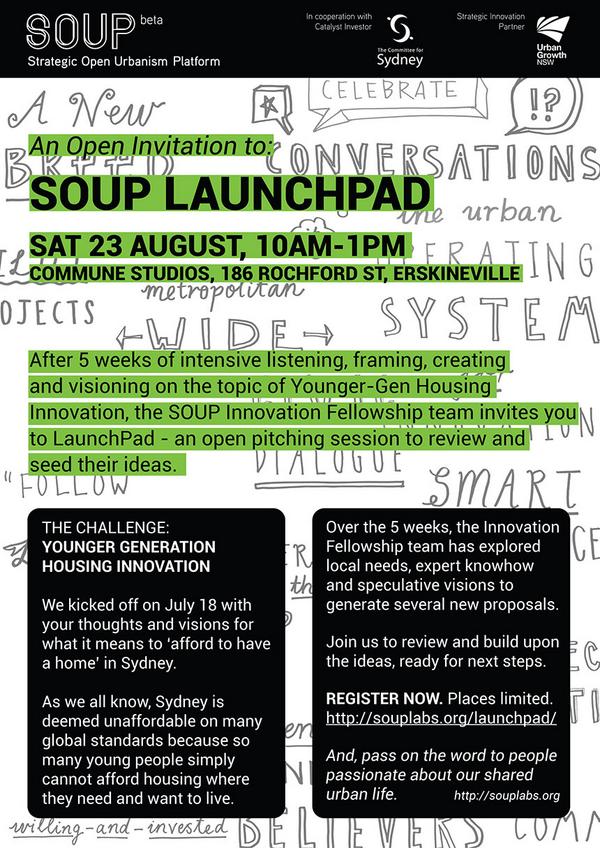 BikeTank's tweet photo. #SoupLabs LaunchPad Aug 23 - Come down for some #innovation #fever on #HousingAffordability  http://t.co/uGAOpPzo47 http://t.co/M1WVHbLIef