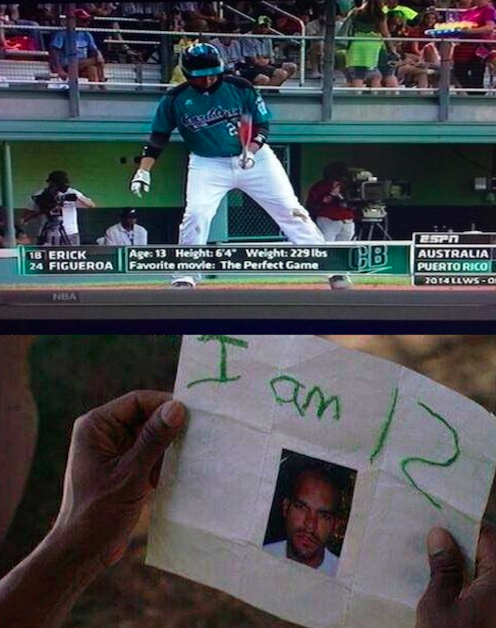 Are we sure this kid is as young as he says he is?