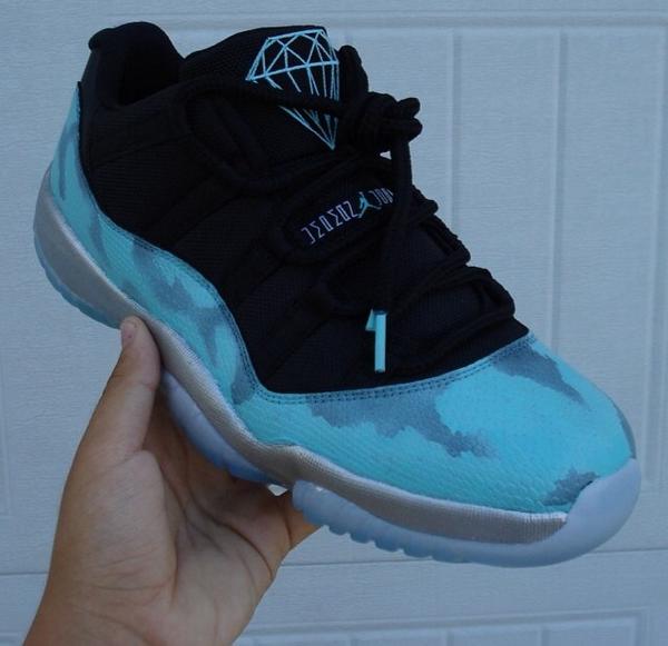 Jordan 11 Snakeskin Green On Feet Jordan 11 Snakeskin Green On Feet