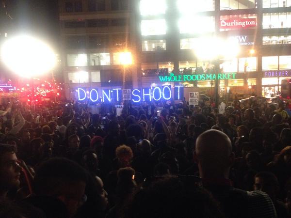 Union Square, NYC.  #ProtestForJustice #Ferguson #MikeBrown