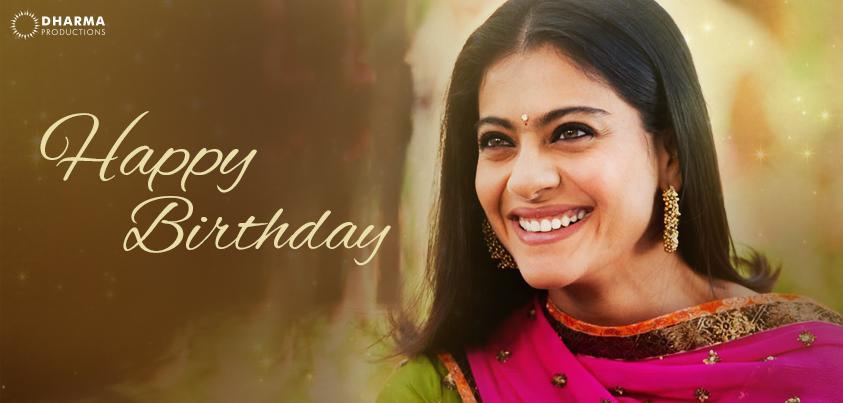 " : Here s wishing the gorgeous and talented Kajol a very Happy Birthday! :) 
