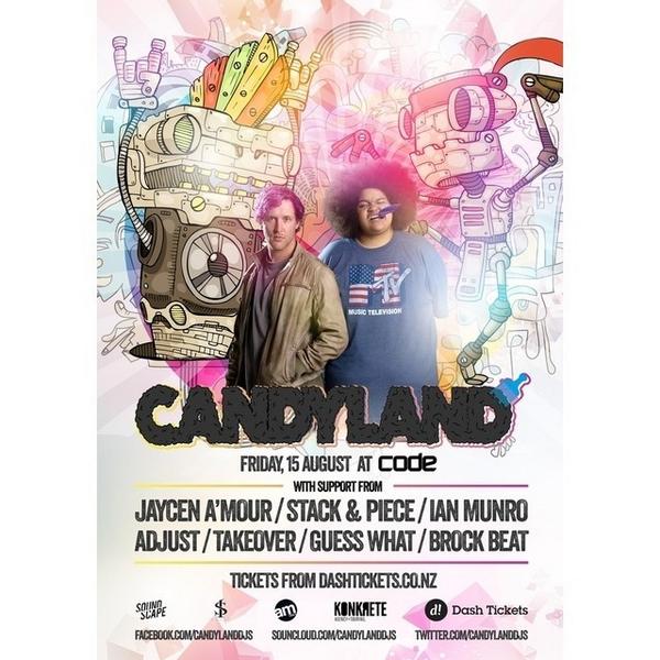 CODEAuckland's tweet image. What a week of #BASS! And to top it off #codeauckland has @candylanddjs ready to #tearitup TONIGHT! #upcoming
