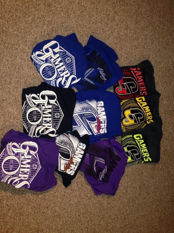 Gamers Clothing Line coming soon. Everyone has a little gamer in them !