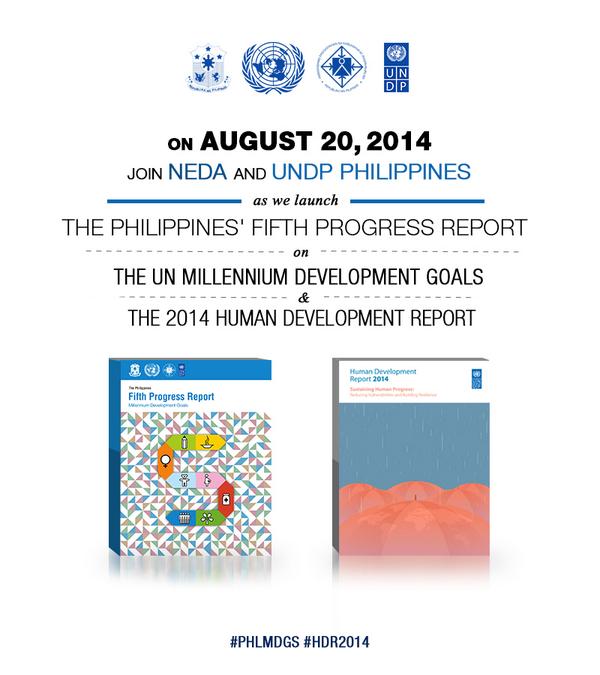 DEPDevgovph's tweet image. SAVE THE DATE! #PhlMDGs #HDR2014