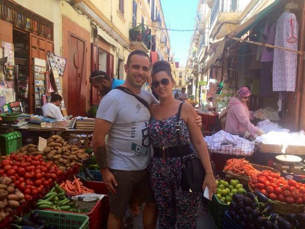 InfokusPhoto's tweet photo. What a trip and what a shoot... Us in morocco enjoying the manic pace! This place oozes with culture!! http://t.co/noakBez5th