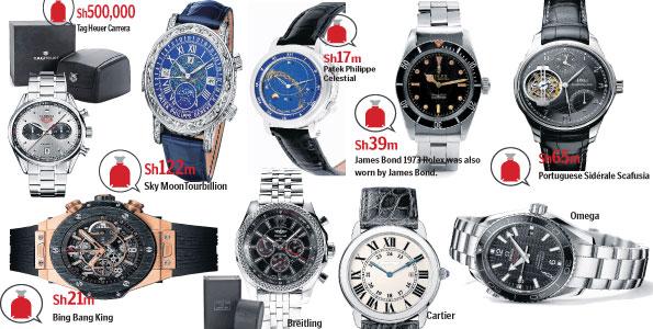 NationFmKE's tweet image. Watches that make statement: @UKenyatta's Rolex [Sh600,000] @KoinangeJeff's Breitling [Sh400K] bit.ly/1oUsKYy