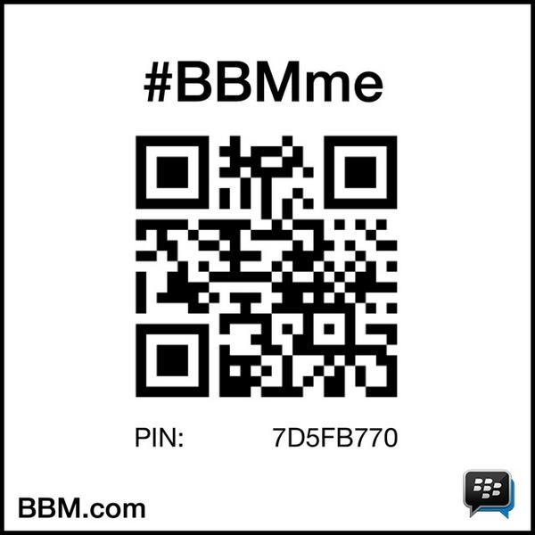 #BBMme PIN:7D5FB770pin.bbm.com/7D5FB770