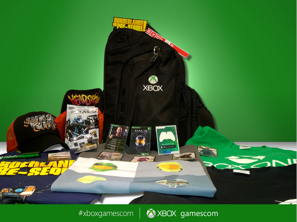 xboxuk's tweet image. WIN the ultimate #xboxgamescom swag collection!

RT for your chance to win #gamescom clothing, collectibles &amp;amp; more!