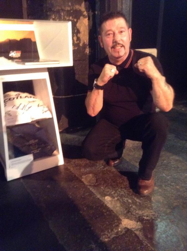 HostandC's tweet photo. #Hostandchampions  Scottish boxer John Lawless who went to Christchurch 1974 games. See his story at H&amp;C exhibition http://t.co/a1mKnV2aqA