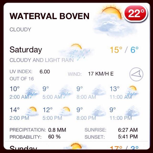 SinglespeedZA's tweet photo. Aaaah weather looking MUCH better for tomorrow! http://t.co/9k6xrZzPOM