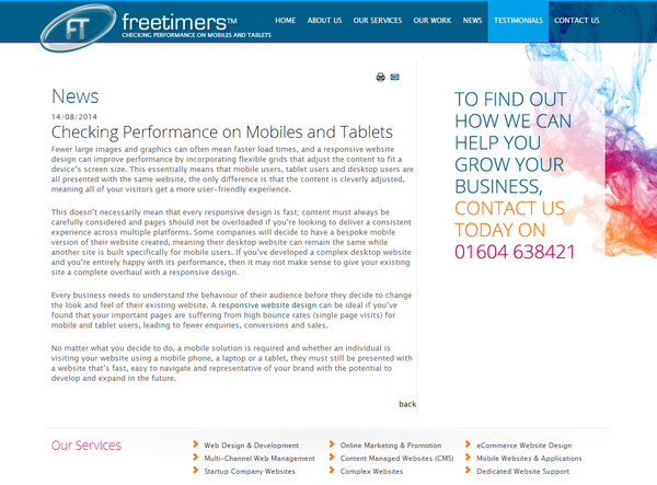FreetimersUK's tweet photo. If you haven't already, check out our post on 'Checking Performance on Mobiles and Tablets' - http://t.co/KAj6ledszo http://t.co/mRSjk1myNK