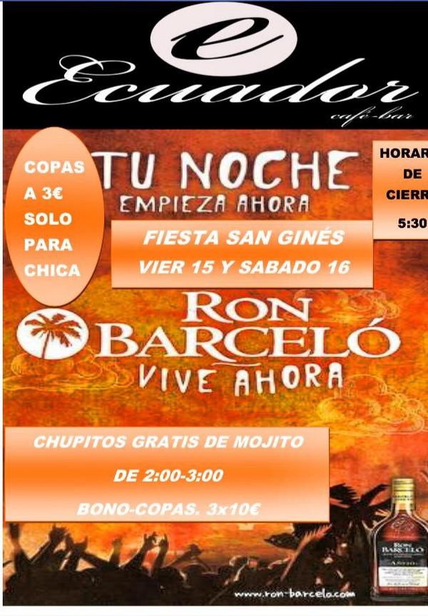 luismi1368's tweet photo. Vierne 15 y sábado 16 en @Cafe_Ecuador. http://t.co/zGo6XWGSdM