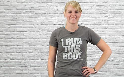 runnersworld's tweet photo. WATCH: @megrunnergirl shares her inspirational running gear for today's #RUNootd: http://t.co/TPokHSU5Dd http://t.co/EivoRQoaQg