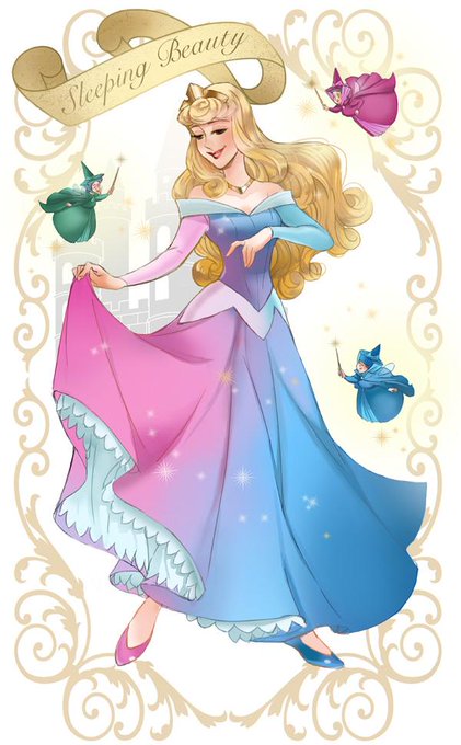 オーロラ姫のtwitterイラスト検索結果