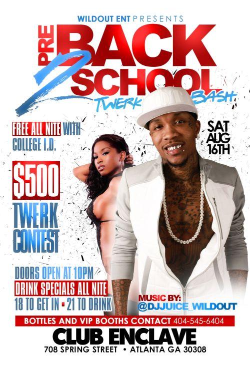EltoniquaShawty's tweet photo. @WEARERINGSIDE $500 Twerk Contest.Every1 Free All Nite w/College ID.This Sat. @clubenclave_atl #Pullup http://t.co/dmvm0R4m0L