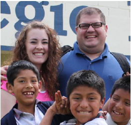 BBF co-founder Justin Hyde visiting Colegio Mesoamericano in Guatemala with the Forever Young Foundation