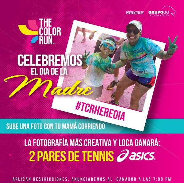 TheColorRunCR's tweet image. Hoy celebramos en grande el Dia de nuestras Mamitas! ***Participa en nuestro FB: The Color Run Costa Rica