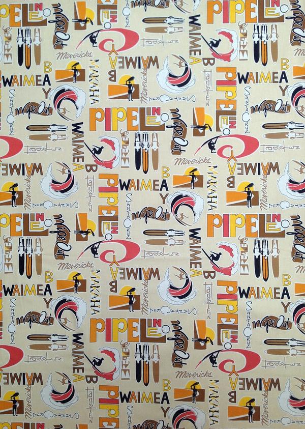 Old school Retro surf lovers? I bought this one with you guys in mind. #hawaiian #retrofabric lazyisland.co.uk/100-cotton-fab…