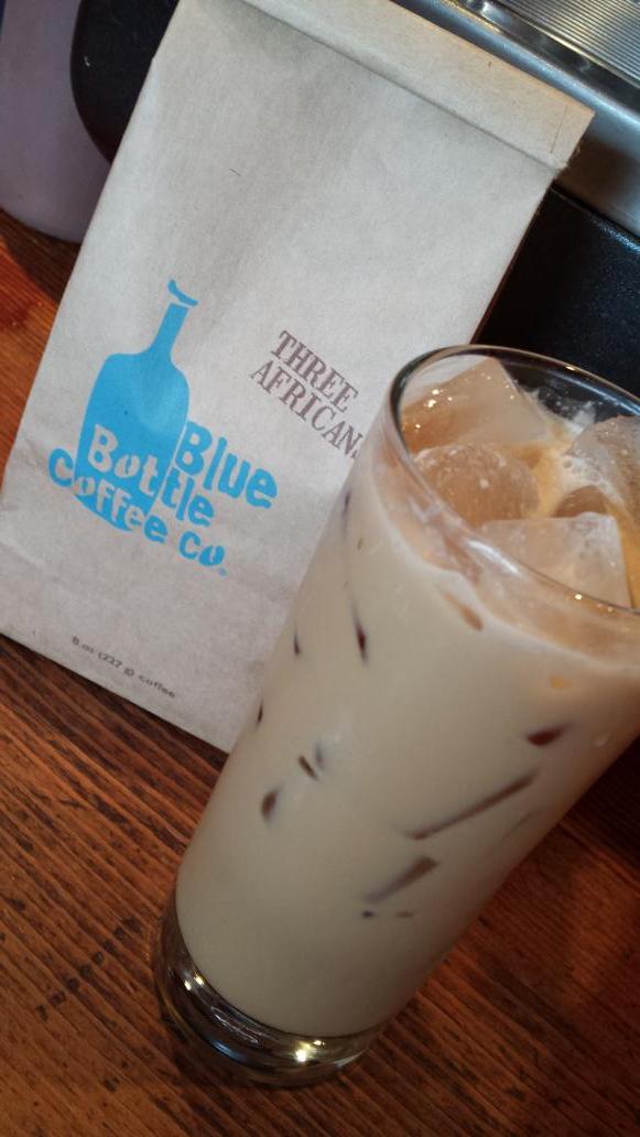 Come in on a hot day for some amazing #icedcoffee <a href="/bluebottleroast/">Blue Bottle Coffee</a> #neworleansstyle #delicious #summerdays