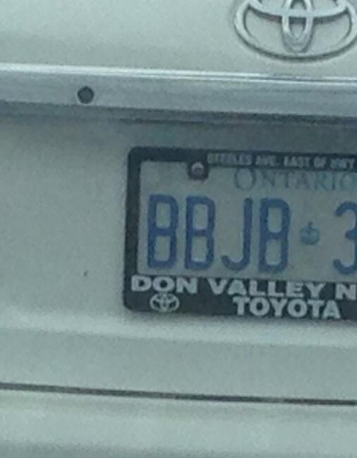Oh so close. Still searching for elusive bbbj plate http://t.co/BqU5NIaSX0