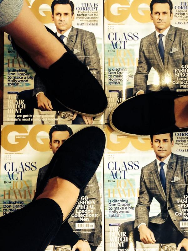 The She-Q uniform shoe <a href="/RandBPRGirl/">Richard</a> #shoes #behindthescenes @CaiLunnGQ <a href="/BritishGQ/">British GQ</a> <a href="/GBreitmeyerGQ/">Georgina Breitmeyer</a>