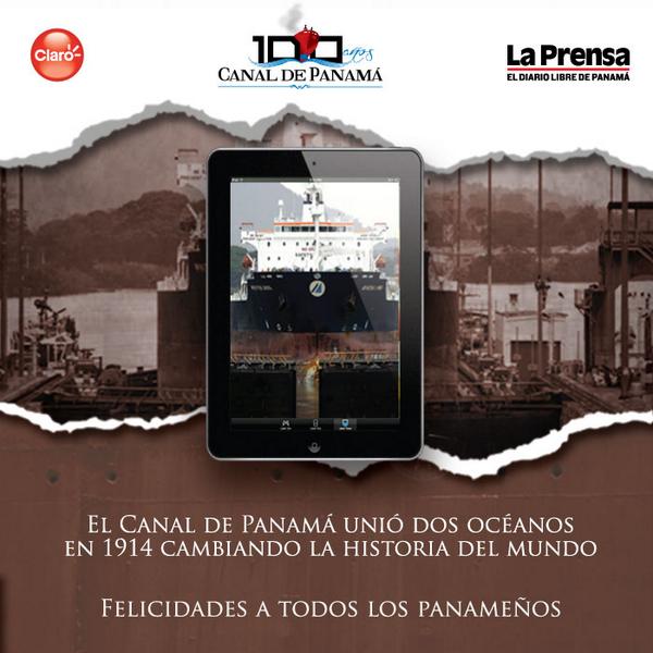 El Canal de Panamá unió dos océanos en 1914 cambiando la historia del mundo. Felicidades a todos los panameños.
