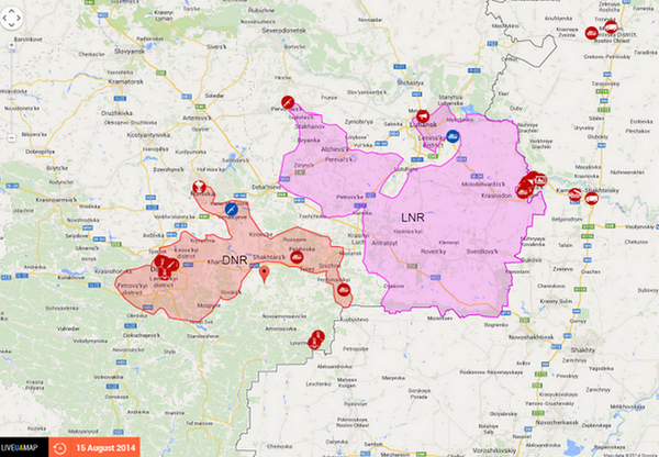 Putin@War on Twitter: "Alternate #Ukraine #ATO map realities &amp; parallel  universes. http://t.co/Td8nl5tMNJ" / Twitter