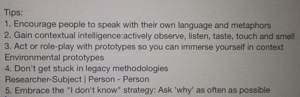 sdziarski's tweet image. Great tips from @biologytodesign @jenchow from #UX Research Team from @Shopify #CodeFest2014