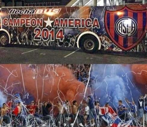 atempone's tweet photo. #SanSilencio usa la imagen de la hinchada de la U de Chile para plotear su bondi #NoTienenGente @charlietempone http://t.co/QkIzkDCSc2