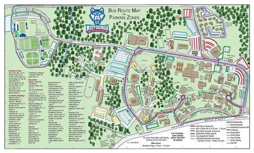 Uwg On Twitter Check Out The Fall Parking Transportation Map