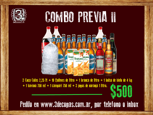 tresdecopas's tweet photo. Ya tenes sede??? http://t.co/P2PWaIiwOT