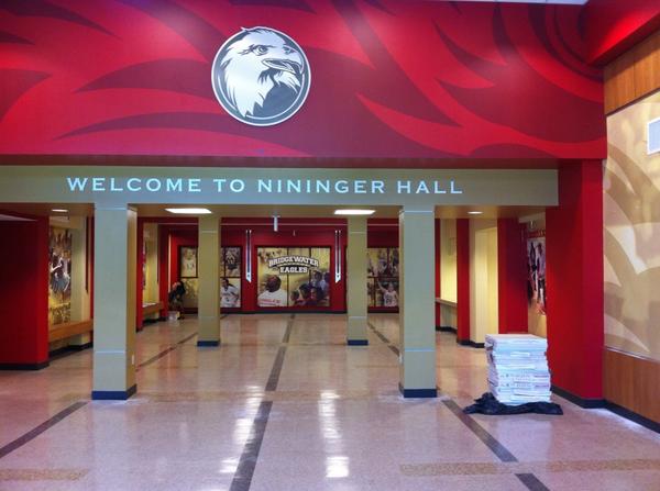 BridgewaterWBB's tweet photo. New entrance into Nininger http://t.co/n3VjEirD5W