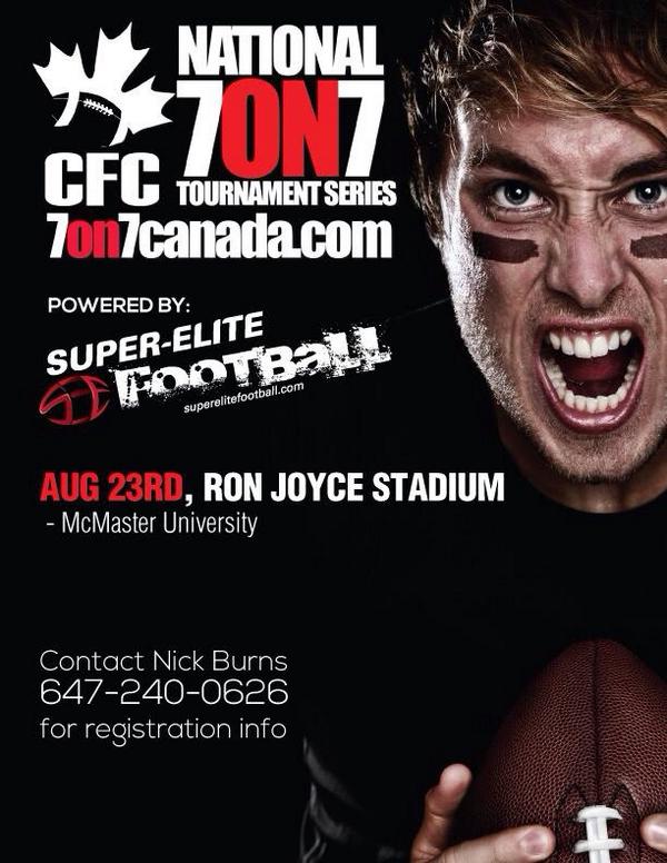 '@SuperEliteFB:  @ovflontario @OUAsport @Ontariofootball #registeryourteam #BeElite '@RookiePatterson