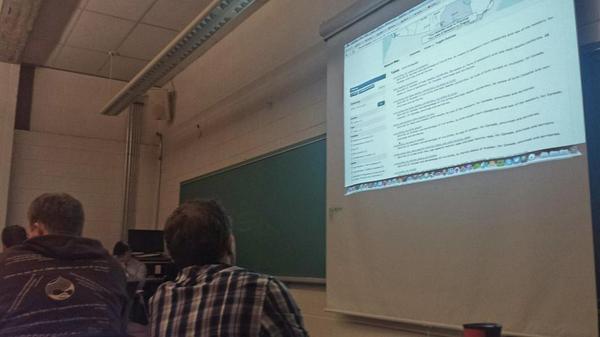 sdziarski's tweet image. &quot;Intro to Drupal WxT v4.0&quot; is chock-full of info. Anticipating the launch of their beta in the future. #CodeFest2014