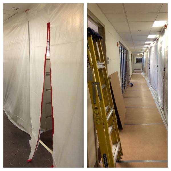 MeetAmpersand's tweet photo. The renovation begins for the @NCCMedia NYC office! Thanks @DOffices http://t.co/Rk7SBpa06v