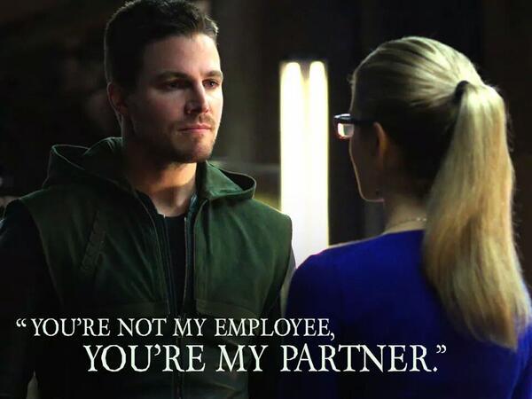 Skylicity's tweet photo. Happy #FelicityFriday... You're not my employee... You're my partner #deathbyolicity #OlicityBubble http://t.co/iJPhkaFup2