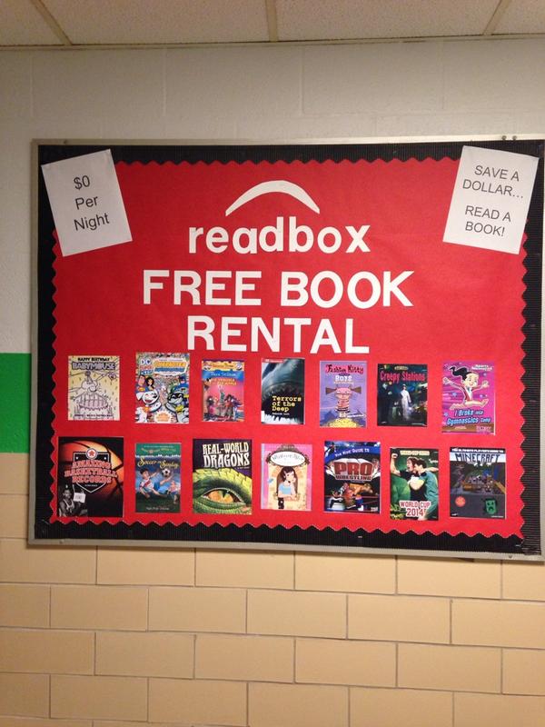 LESLibraryLady's tweet image. Beginning of the year bulletin board #readbox #bulletinboards