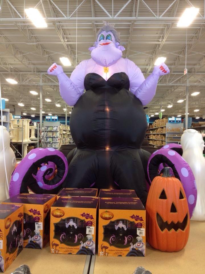 disneylifestylers on twitter a better pic of the ursula inflatable from garden ridge and a price 99 so need this for halloween httptcoar8albkinp