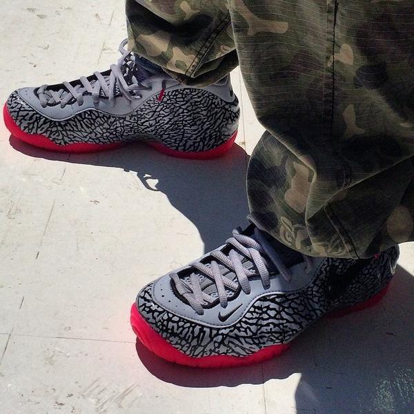 foamposite with jeans