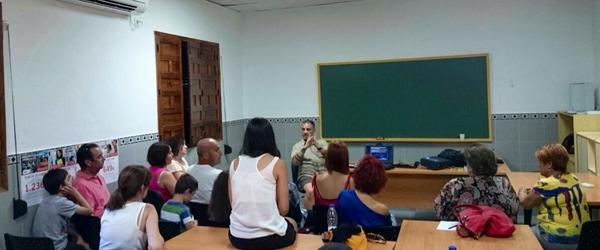 Esta tarde hablando sobre arte #Rupestre y observación del cielo en #AstroturismoCabañeros2014